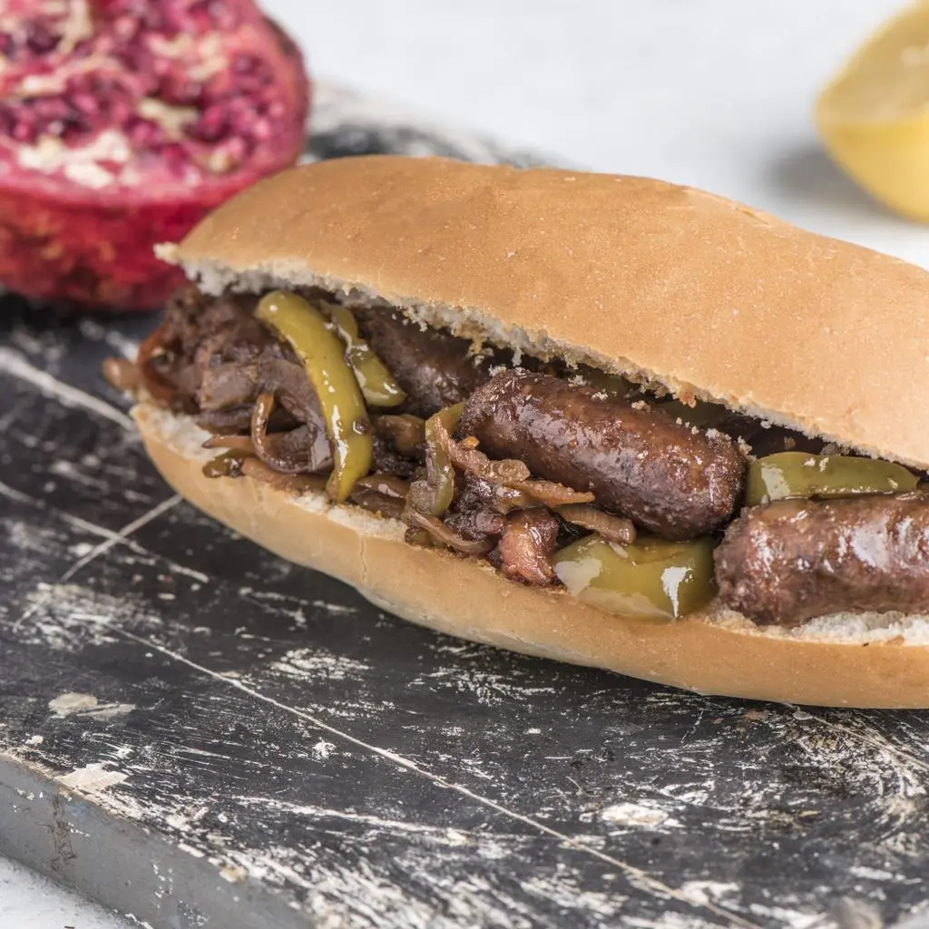 Sausage with Pomegranate Molasses